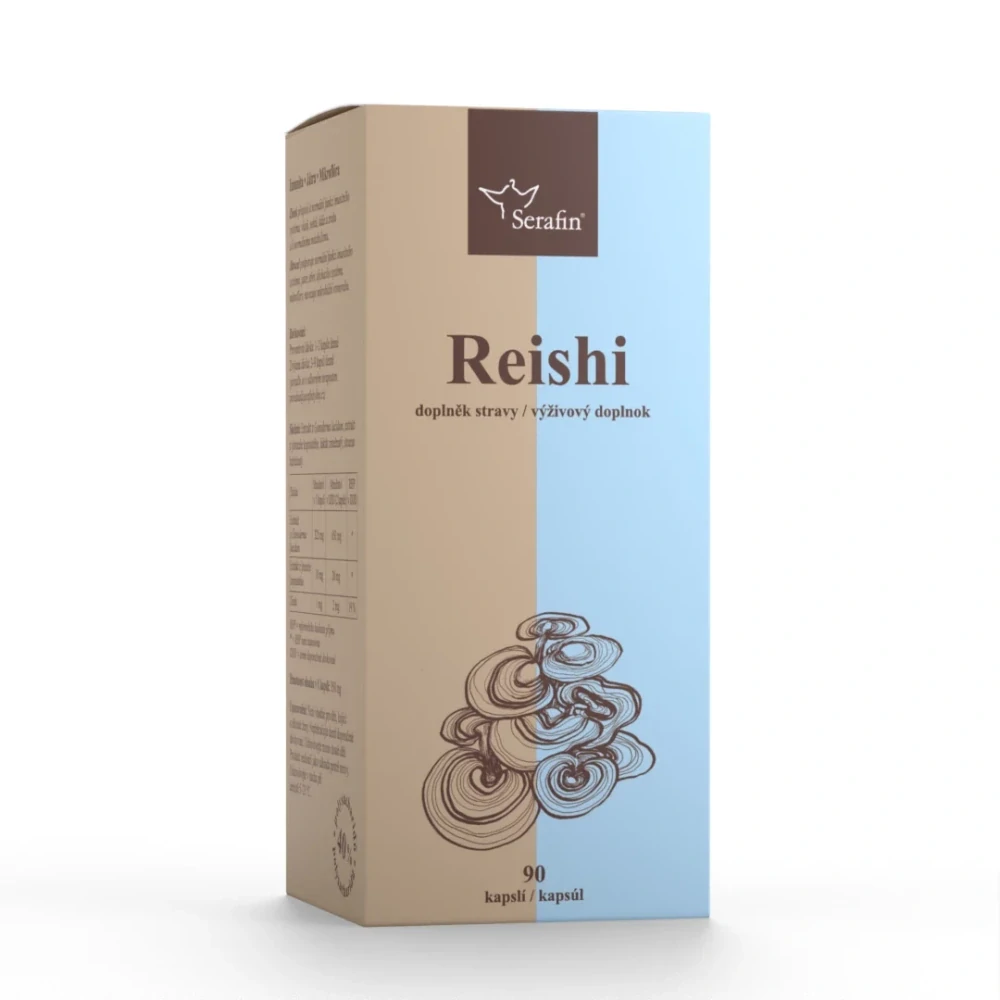 Reishi - prírodné kapsuly, 90 ks, Serafin