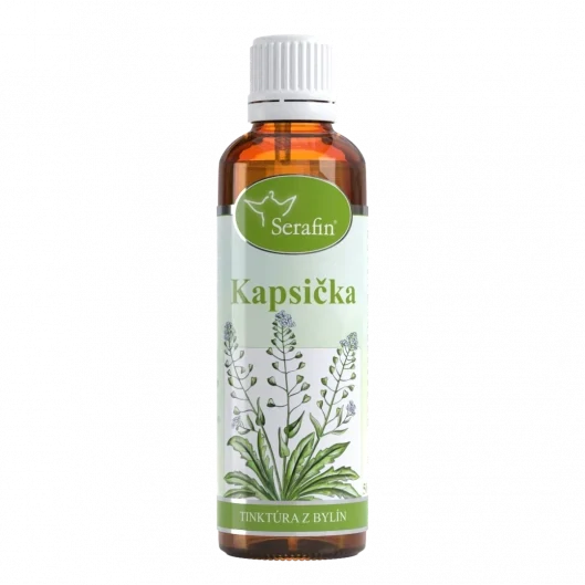 Kapsička – tinktúra z bylín 50ml, Serafin