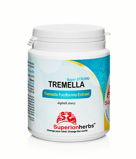 Tremella – Rôsolovka riasotvará, 100% čistý extrakt, 90 ks, Superionherbs