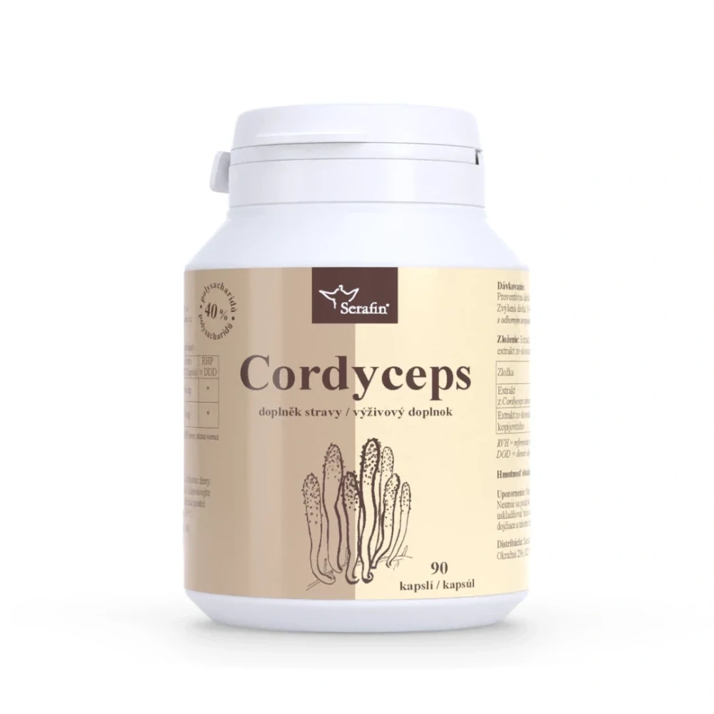Cordyceps - prírodné kapsuly, 90 ks, Serafin