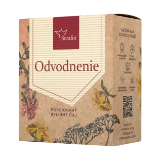 Odvodnenie – porciovaný čaj 37,5 g, Serafin