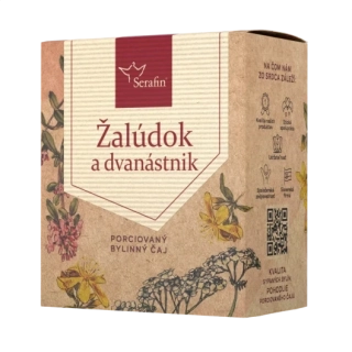 Žalúdok a dvanástnik - porciovaný čaj 37,5g, Serafin