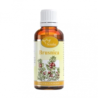 Brusnica – tinktúra z pupeňov 50ml, Serafin
