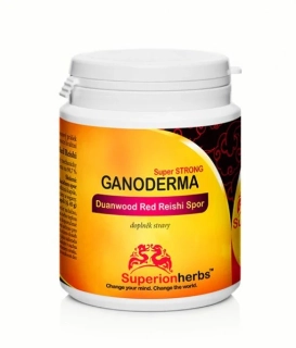Reishi, super STRONG Ganoderma, Duanwood Red Reishi Spor – 100% spórový prášok