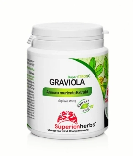 Graviola - čistý extrakt z listov Annona muricata, 90 ks, Superionherbs