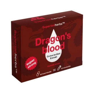 Dragons blood - Dračia krv, Croton lechleri Extrakt, 60 ks, Superionherbs