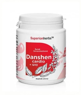 Danshen Q10 cardio, 90 ks, Superionherbs