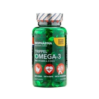 Trippel Omega-3 144 kapsúl, Pharmatech AS