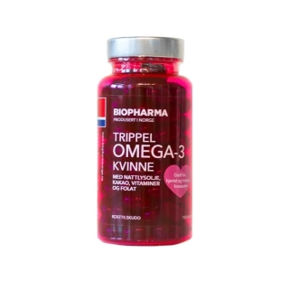 Trippel Omega-3, 120 kapsúl, Pharmatech AS