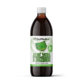 Aloe s dužinou - šťava 500ml, EkoMedica