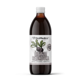 Čierna reďkovka-šťava 500ml, EkoMedica