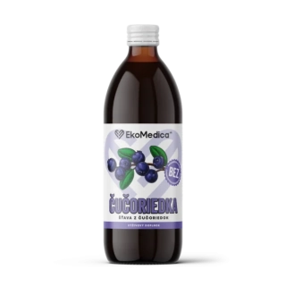 Čučoriedka-šťava 500ml, EcoMedica