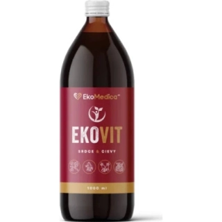EKOVIT-srdce a cievy - šťava 1000ml, EcoMedica