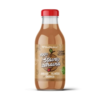 Šťava zdravia - jablko + klinček + škorica, 300ml, EcoMedica