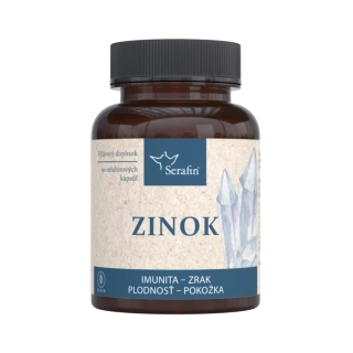 Zinok - prírodné kapsuly, 90 ks, Serafin