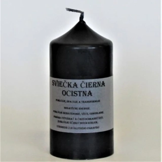 Sviečka čierna očistná