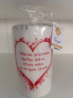 Sviečka srdce 2