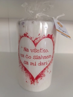 Sviečka srdce 3