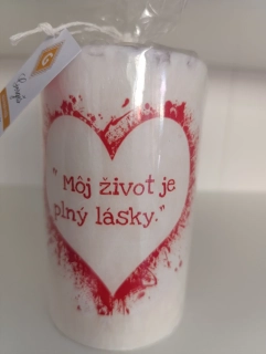Sviečka srdce 4