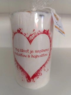 Sviečka srdce 5