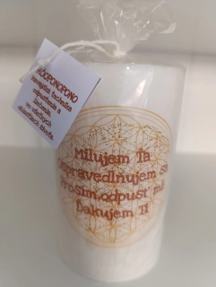 Sviečka s popisom 1