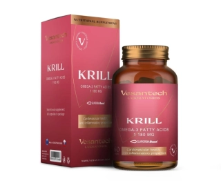 Krill olej 1180mg,60 kapsúl, Vesantech