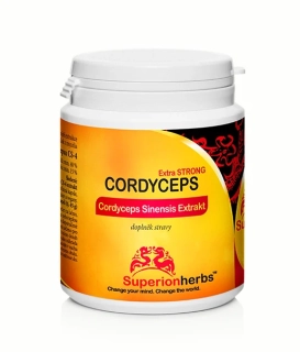 Cordyceps Extra strong – extrakt, 90ks, Superionherbs