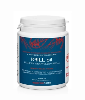 Krill oil s astaxantínom, 100 ks, Superionherbs