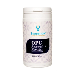 OPC resveratrol komplex, 60 rastlinných kapsúl, Evolution