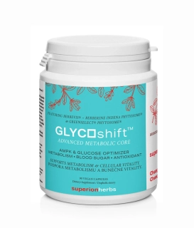 GLYCOshift™ – Berbevis® Berberin & Greenselect® Phytosome®, 90 kapsúl, Superionherbs